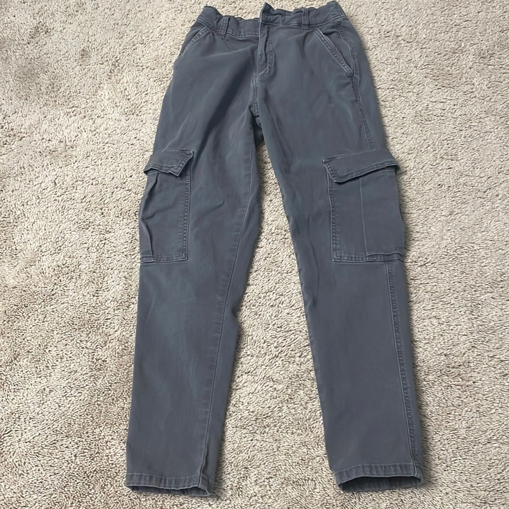 Washed gray joggers